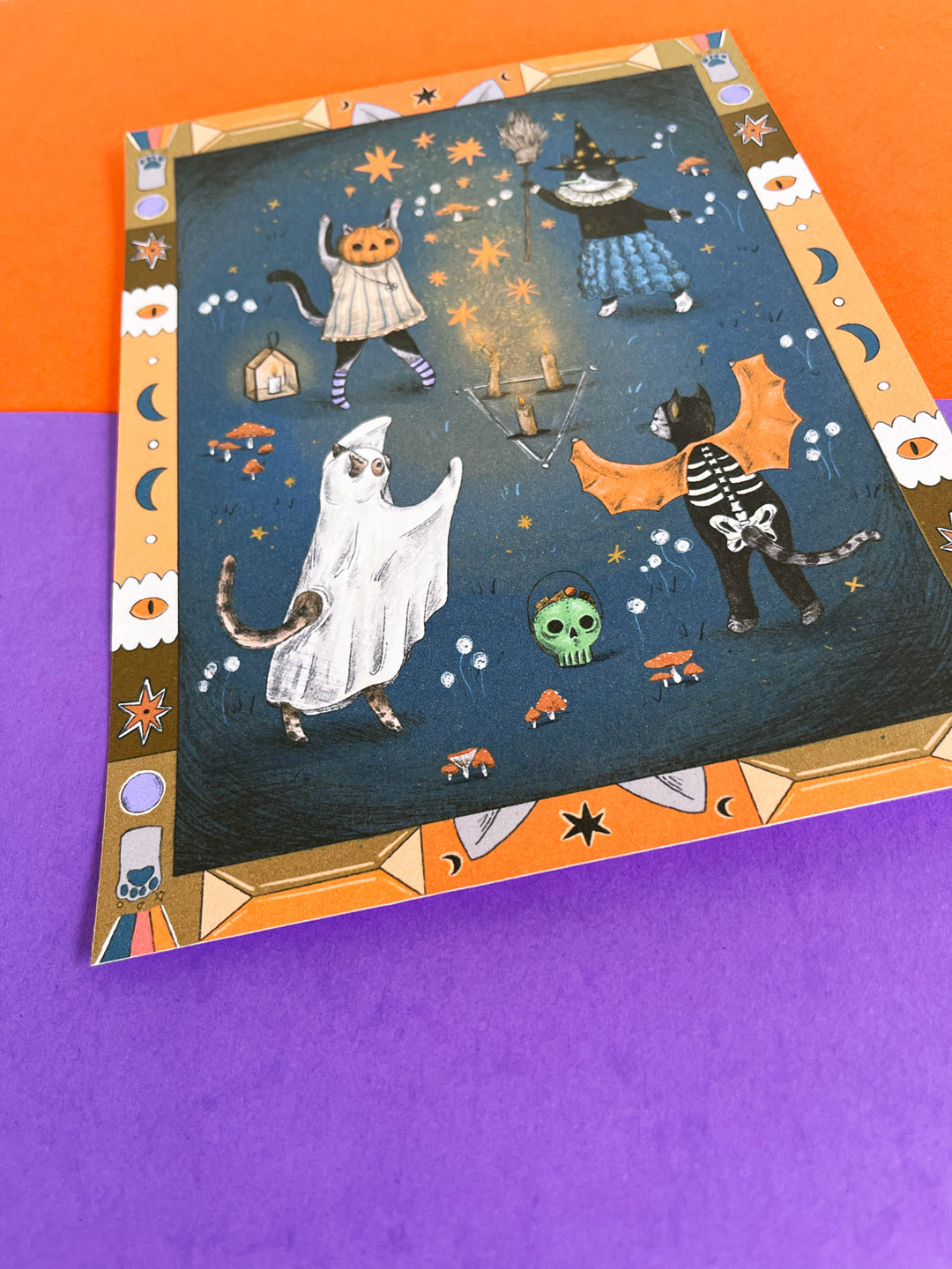 Spooky Cats Mini Print - EDICIÓN LIMITADA