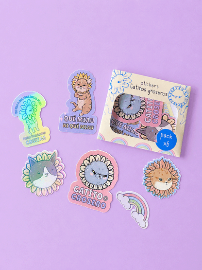 Gatitos Groseros Sticker Pack